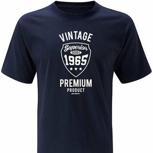 Made in 1965 Vintage T-Shirt Born 1965 Birthday XL